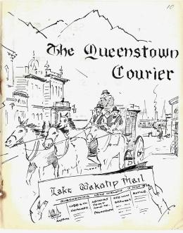 Front cover of the Queenstown Courier, issue 10 (1973)
