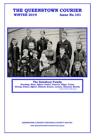 Front cover of the Queenstown Courier, issue 101 (2019)
