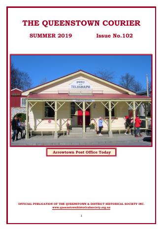 Front cover of the Queenstown Courier, issue 102 (2019)
