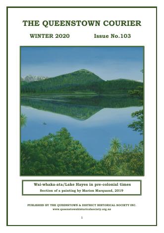 Front cover of the Queenstown Courier, issue 103 (2020)
