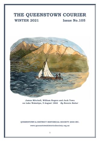 Front cover of the Queenstown Courier, issue 105 (2021)