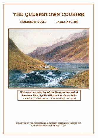 Front cover of the Queenstown Courier, issue 106 (2021)