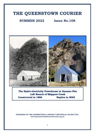 Front cover of the Queenstown Courier, issue 108 (2022)