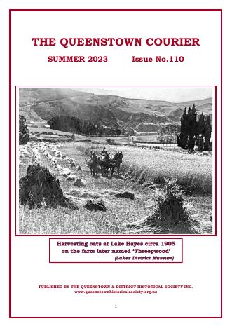 Front cover of the Queenstown Courier, issue 110 (2023)