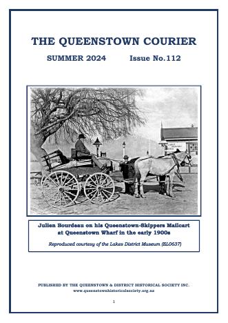 Front cover of the Queenstown Courier, issue 112 (2024)