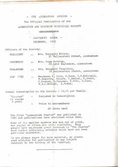 Front cover of the Queenstown Courier, issue 16 (1975)