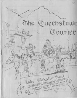 Front cover of the Queenstown Courier, issue 18 (1976)