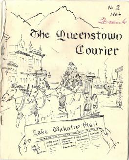Front cover of the Queenstown Courier, issue 2 (1967)