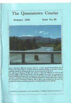 Front cover of the Queenstown Courier, issue 80 (2008)