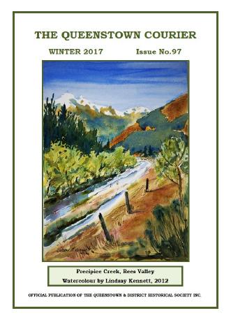Front cover of the Queenstown Courier, issue 97 (Winter 2017)