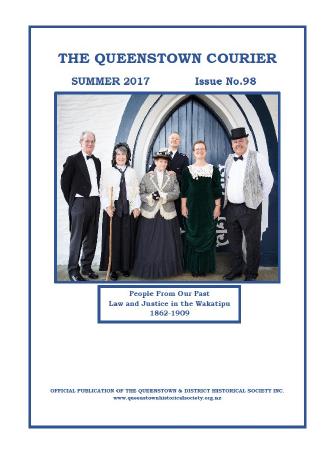 Front cover of the Queenstown Courier, issue 98 (Summer 2017)