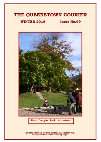 Front cover of the Queenstown Courier, issue 99 (Winter 2018)