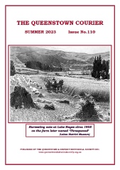 Front cover of The Queenstown Courier, Summer 2023, issue No. 110